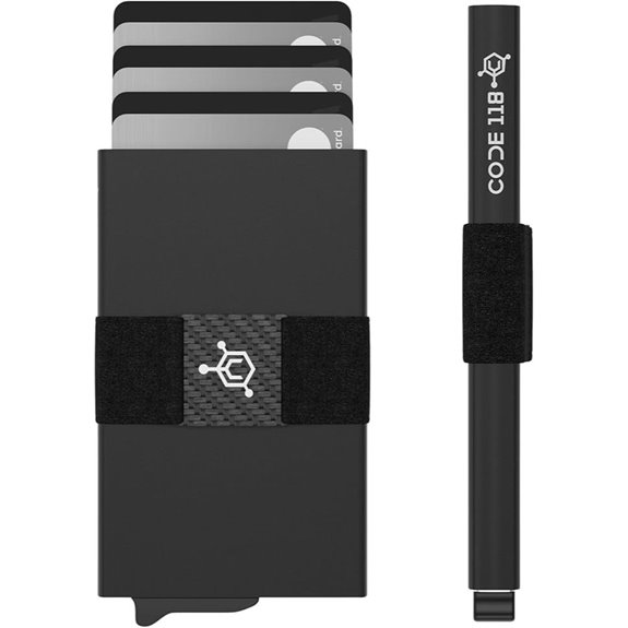 CODE 118 Wallet: Premium Automatic RFID Carbon Fiber Wallet