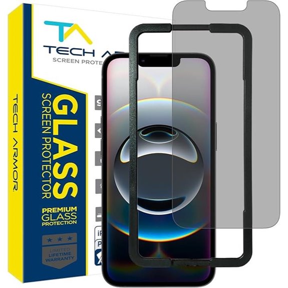 Privacy Screen Protector for iPhone 16E/14/13 6.1 9H