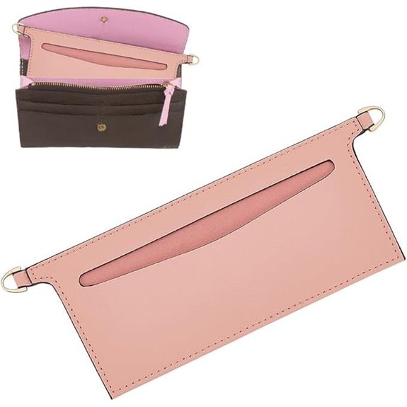 pu leather purse insert