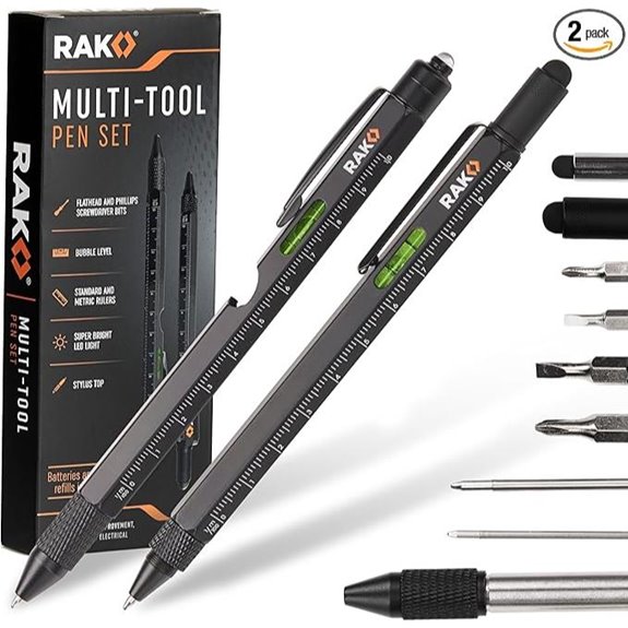 RAK Multitool Pen Set: LED Tools Stylus (2)