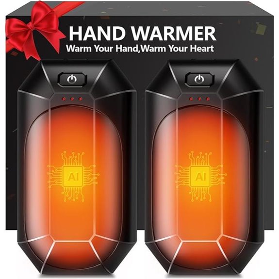 WARMHAND AI Hand Warmers: Rechargeable 2-Pack