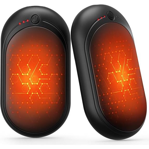 KNIFOD Rechargeable Hand Warmers (2-Pack) 6000mAh