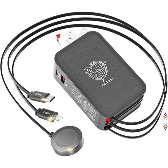 Retractable Apple Watch Charger 5-in-1 Travel Station
