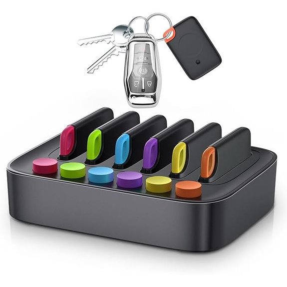 RF Wireless Key Finder Beeper 6 Pack with Loud Beep Sound Locator