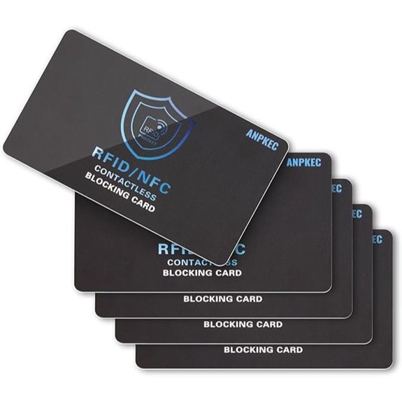 RFID Blocking Card Pack for Wallet & Passport Protection