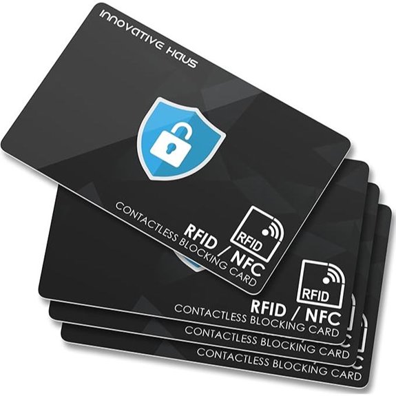 RFID Blocking Card Protectors (4 Pack)