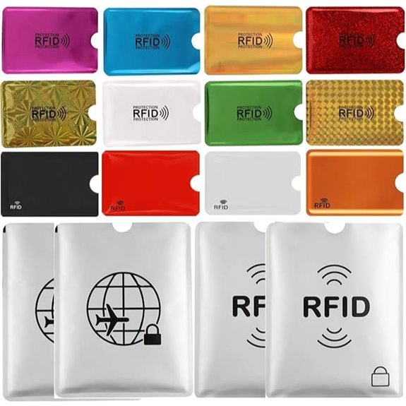 16 RFID Blocking Card & Passport Holder Set (12+4)