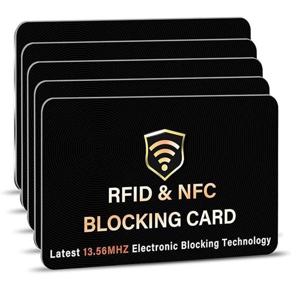 rfid blocking card set