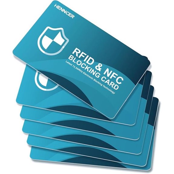 RFID Blocking Card 6-Pack Passport & Wallet Security