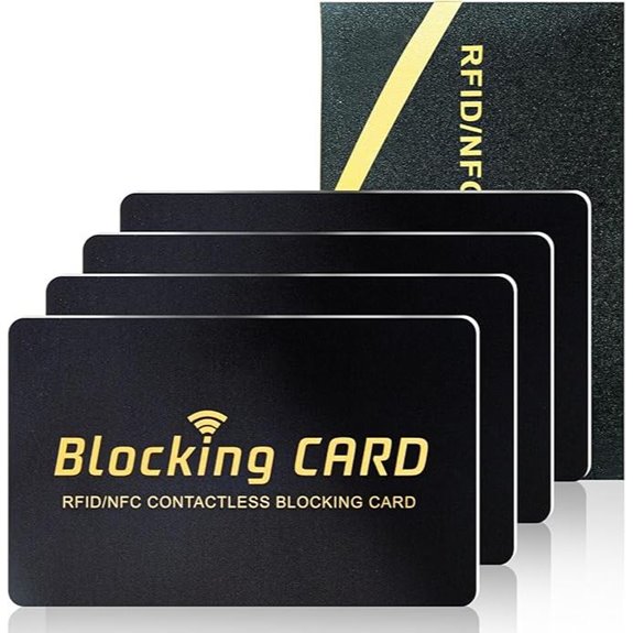 RFID Blocking Card Protector for Wallet (4 Pack)
