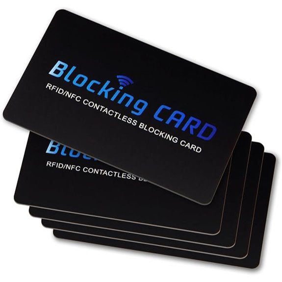 RFID Blocking Card Set for Wallets and Passport