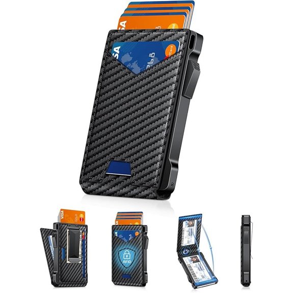 RFID Men’s Minimalist Wallet with ID Windows