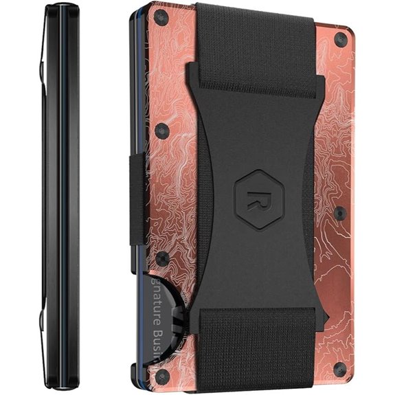 Ridge Wallets for Men: Slim Front Pocket RFID Card Holder