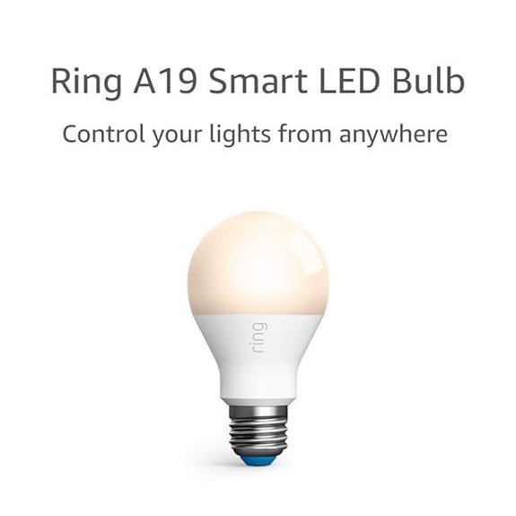 Ring A19 Smart LED Bulb with 800lm White Light