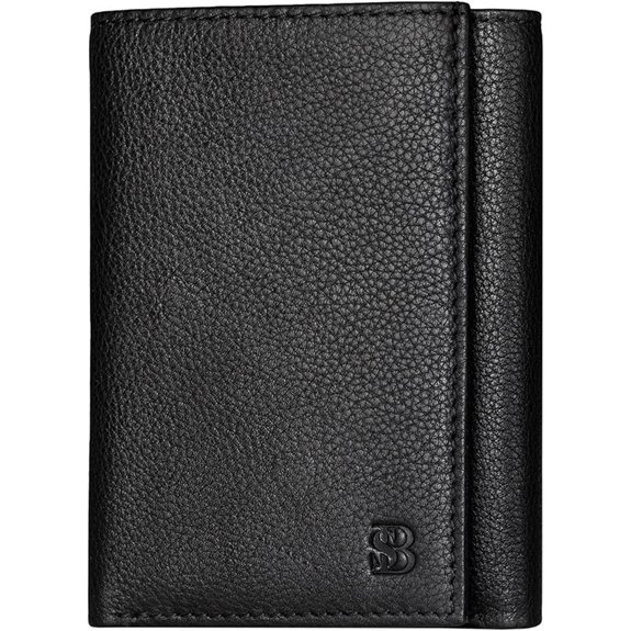 SERMAN Trifold Wallet for Men – RFID Leather Slim
