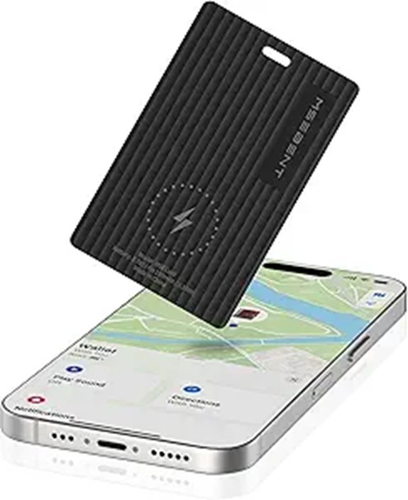 Slim Air Tag Wallet Tracker with Find My (MFi)