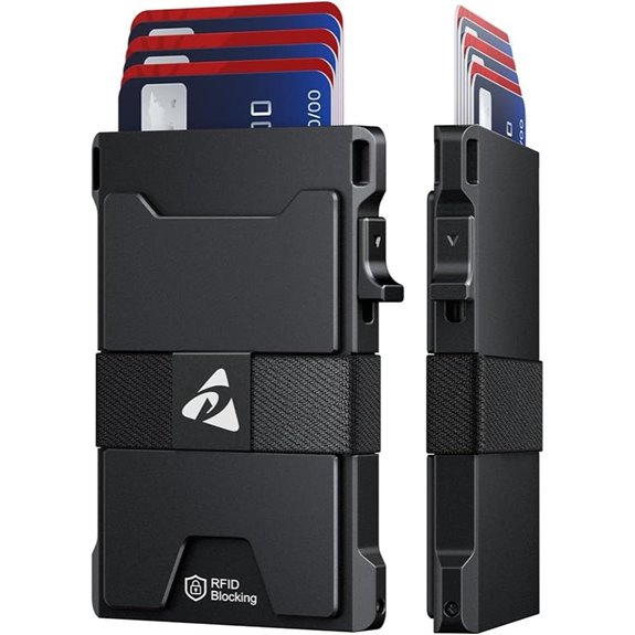 Slim Card Holder Wallet with RFID Blocking 12+ Cards