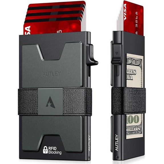 AUTLEY Slim Card Holder with RFID Blocking Wallet