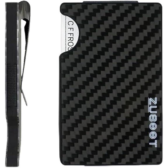 Slim RFID Wallet for Men with Cash Clip