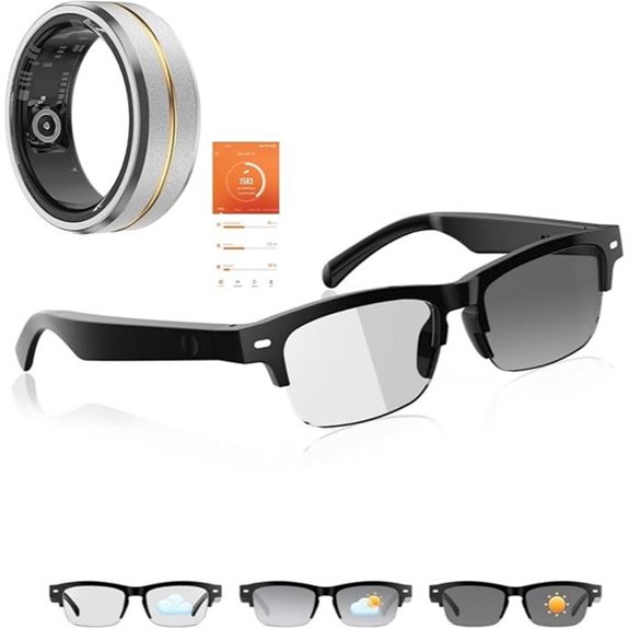 smart glasses and ring bundle