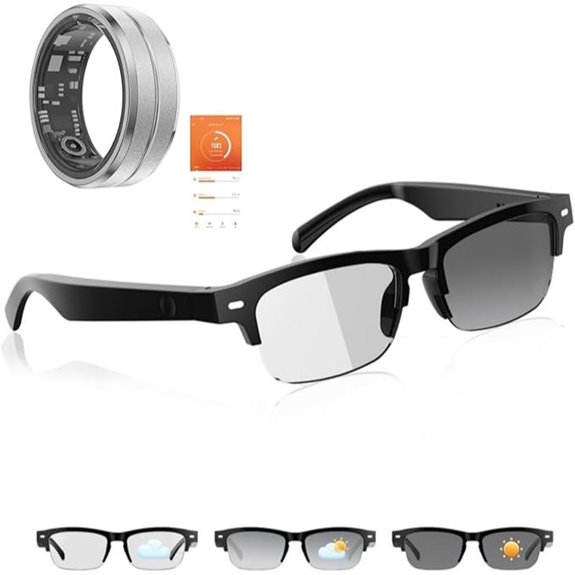 smart glasses ring activity tracking