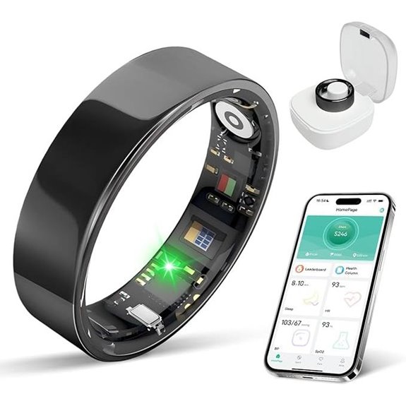 Smart Ring IP68 5-Day Battery Health Tracker Waterproof