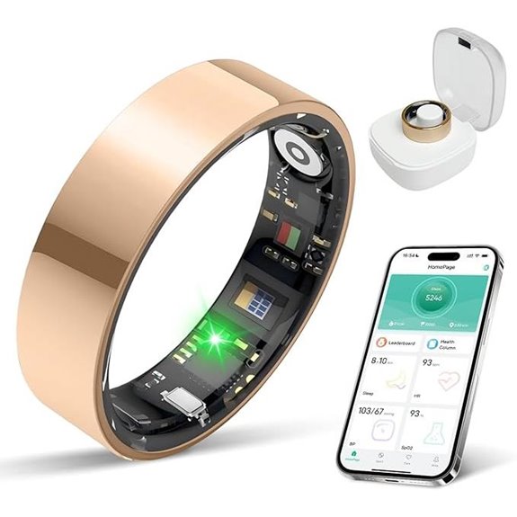 Smart Ring IP68 Fitness Tracker with Battery Life