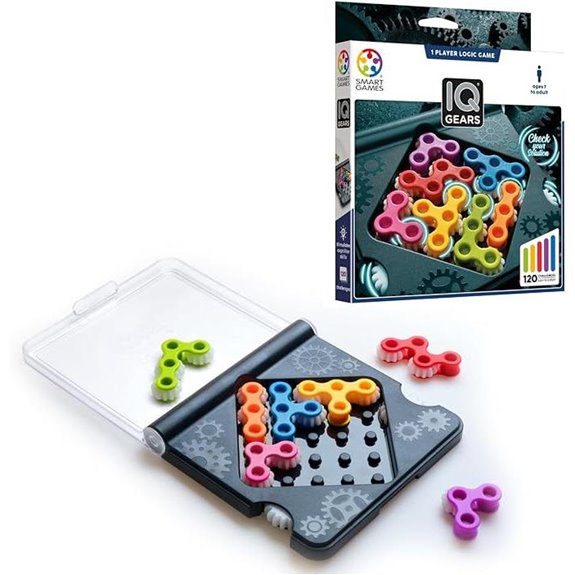 smartgames iq gears travel puzzle