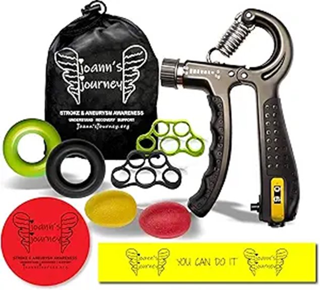 Hand Therapy Kit for Stroke Recovery and Rehab Tools