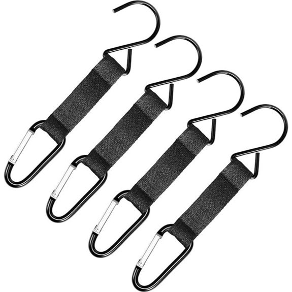 Sumind 4 Pcs Fence Hooks for Sports Equipment