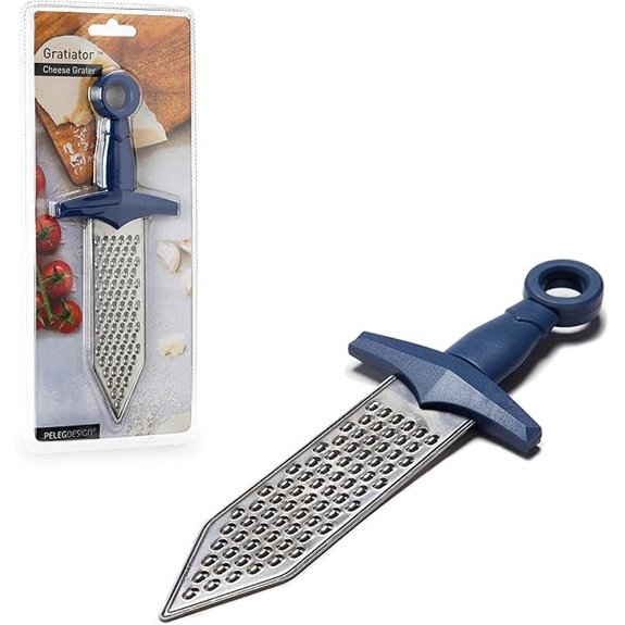 Peleg Design Sword-Shaped Handheld Cheese Grater