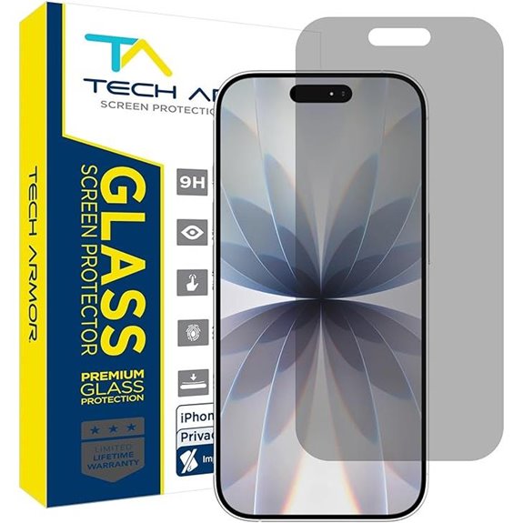 Tech Armor iPhone 17 Privacy Screen Protector 6.3