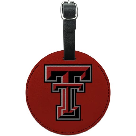 texas tech raiders luggage tag
