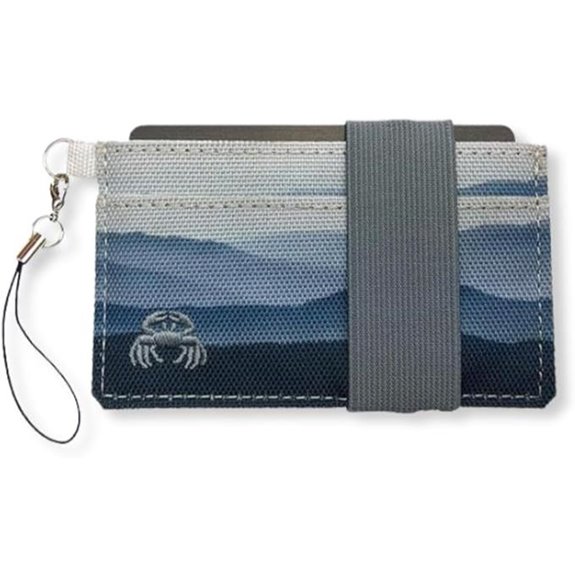 Thin Minimalist Wallet: Adventure Series Front Pocket (Mountain)