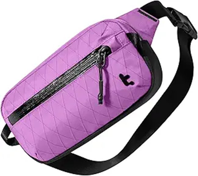 tomtoc 1.5L X-Pac Sling Bag with RFID Blocking