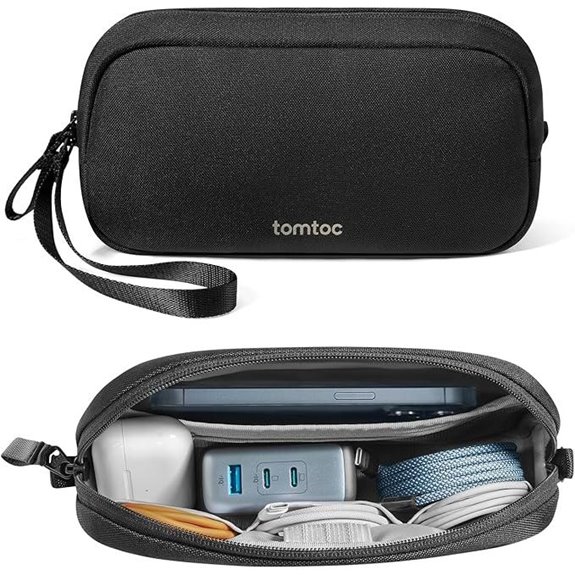 tomtoc Electronics Organizer Travel Case for Cables & Accessories
