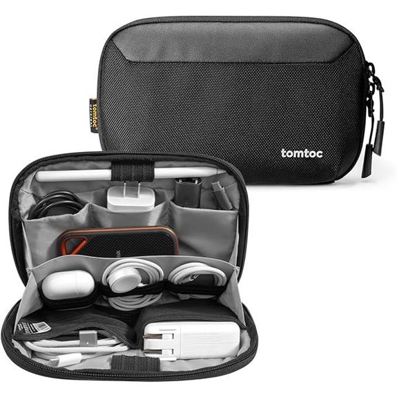 tomtoc Travel Cable Organizer Pouch Waterproof Case for Cables
