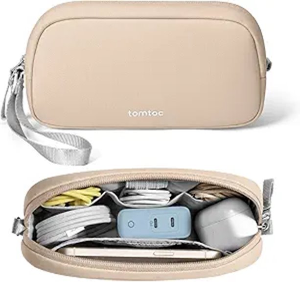 tomtoc Electronics Organizer Travel Case for Cables and Essentials