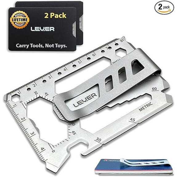 Toolcard Pro 40-in-1 Multitool Wallet with Money Clip