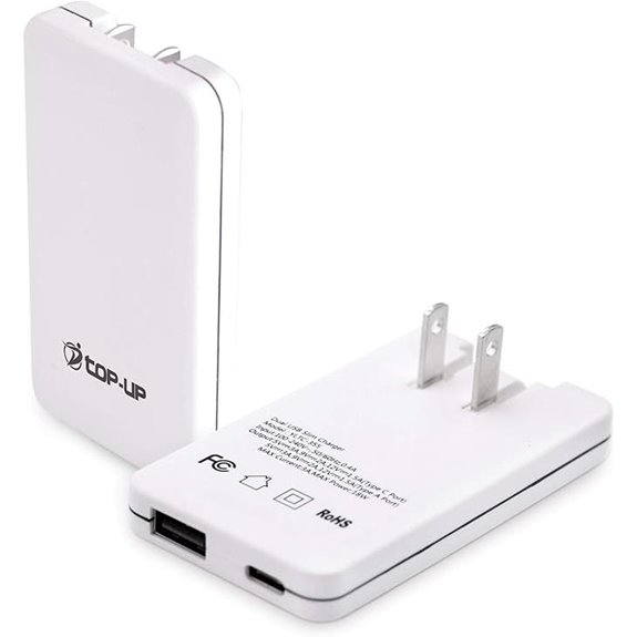 Top-Up 30W PD Dual USB-C/USB-A Charger