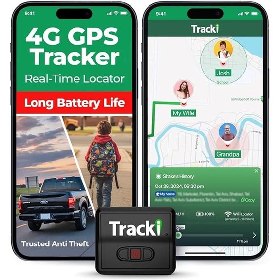 Tracki GPS Tracker for Vehicles with App