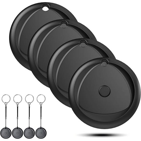 Tracker Tags 4 Pack with Apple Find My (iOS)