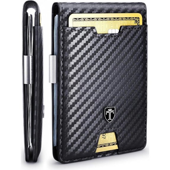 TRAVANDO Austin RFID Blocking Money Clip Wallet