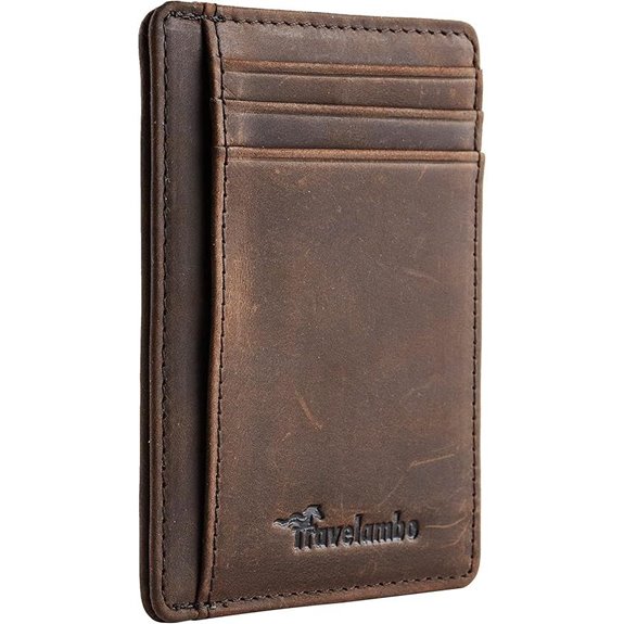 Travelambo Slim RFID Front Pocket Wallet (Medium)