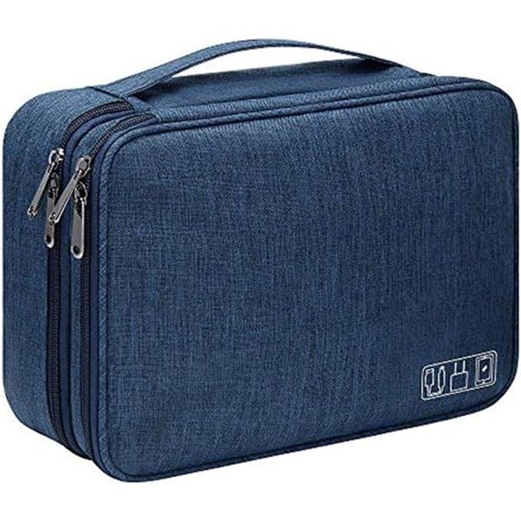trawila navy double layer organizer