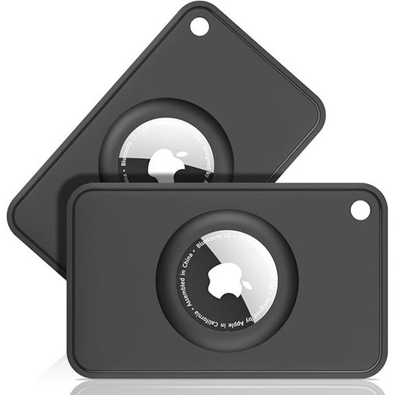 2-Pack Airtag Wallet Holder: Slim Cardholder for AirTag