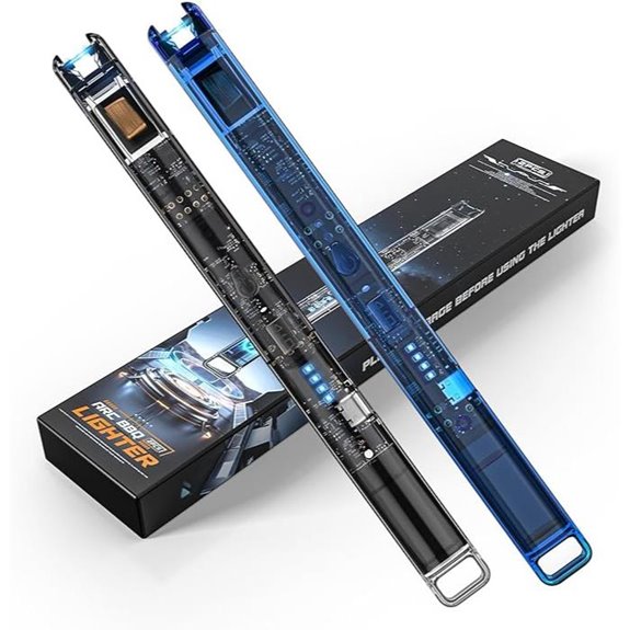 2 Pack USB-C Arc Lighters with LED Display