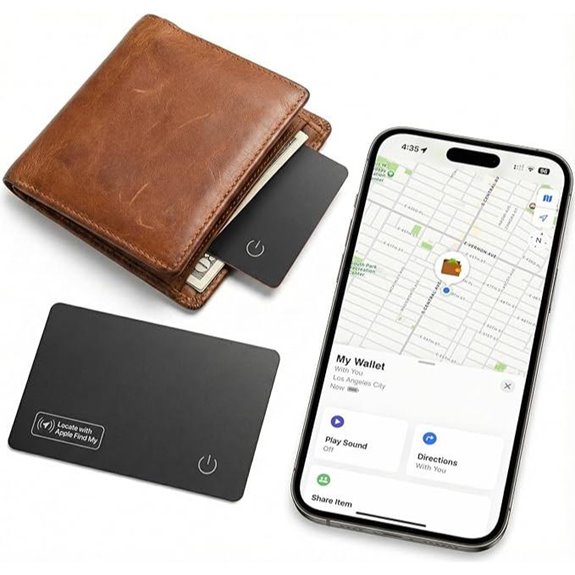 Ultra Slim Air Card Tag with Find My Wallet Compatible