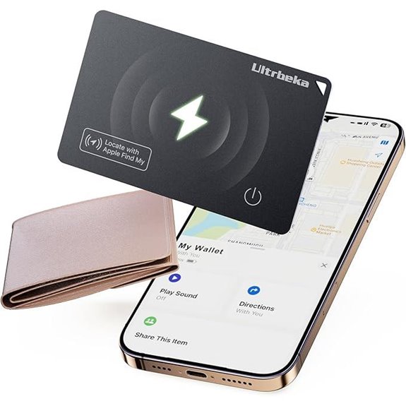 ultra thin bluetooth airtag wallet
