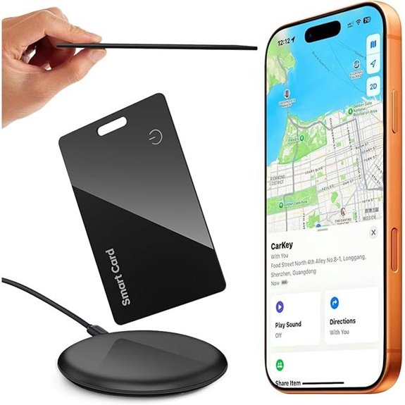 Ultra-Thin GPS Wallet Tracker with IP68 Waterproof